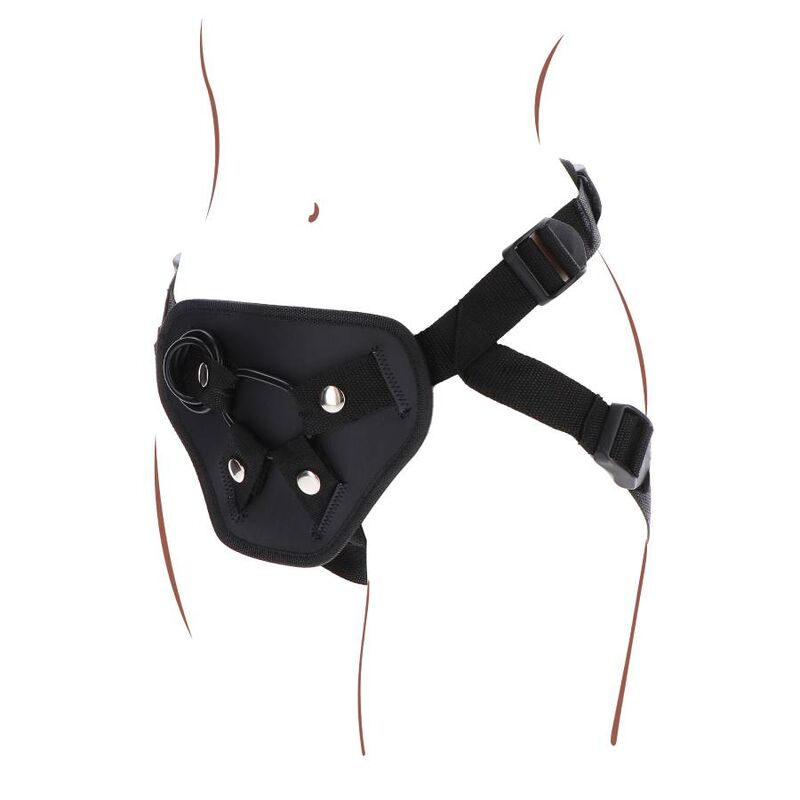 GET REAL - STRAP-ON DELUXE HARNESS SCHWARZ