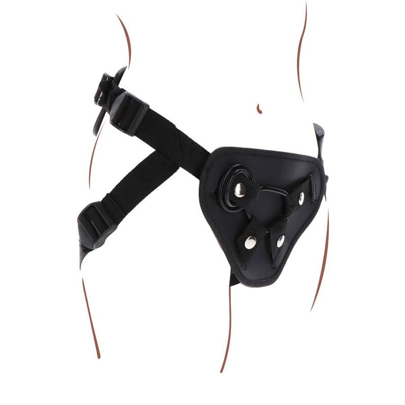 DIVENTA REALISTICO - IMBRACATURA DELUXE CON STRAP-ON NERA