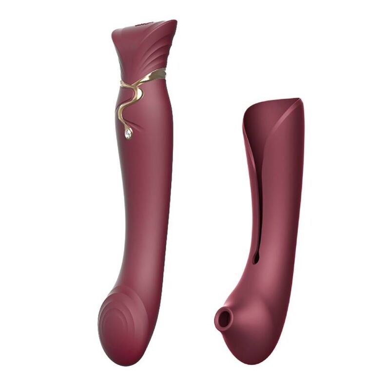 ZALO - QUEEN SET PULSE WAVE CLIT STIM ROSSO