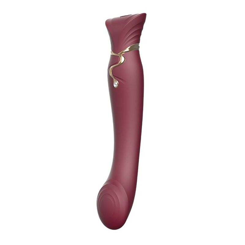 ZALO - QUEEN SET PULSE WAVE CLIT STIM ROSSO