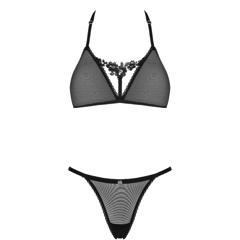 OBSESSIVE - CELIA NOIR SET 2 PEZZI XS/S