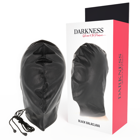 OSCURITA' - MASCHERA DI SOTTOMISSIONE NERA