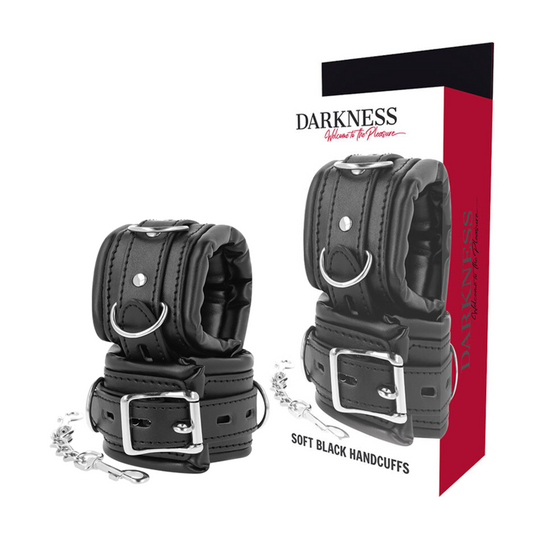 DARKNESS - PADDED BDSM HANDCUFFS