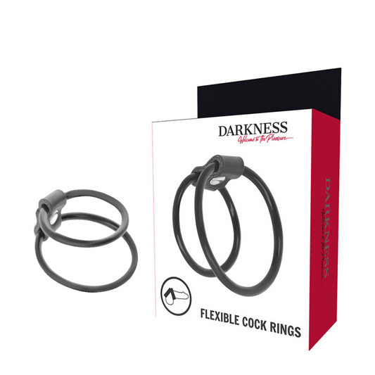 DARKNESS - DUO ANELLI PER PENE POTENZIATI.