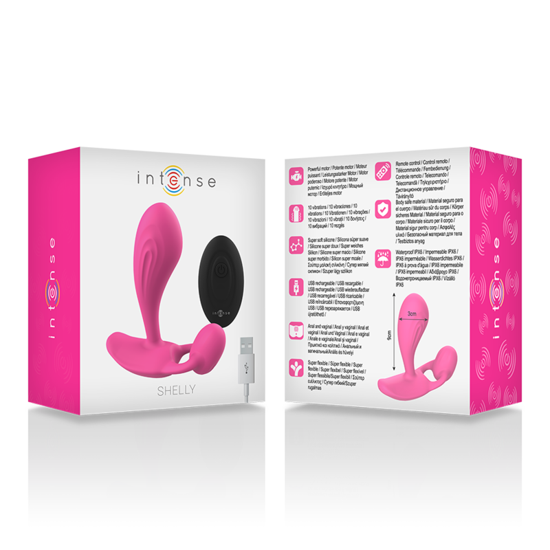 INTENSO - SHELLY PLUG ANALE TELECOMANDO ROSA