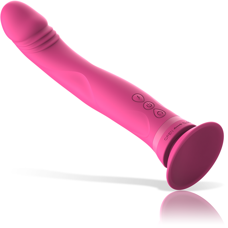 INTENSE - MICHELANGELO VIBRATORE DILDO IN SILICONE ROSA