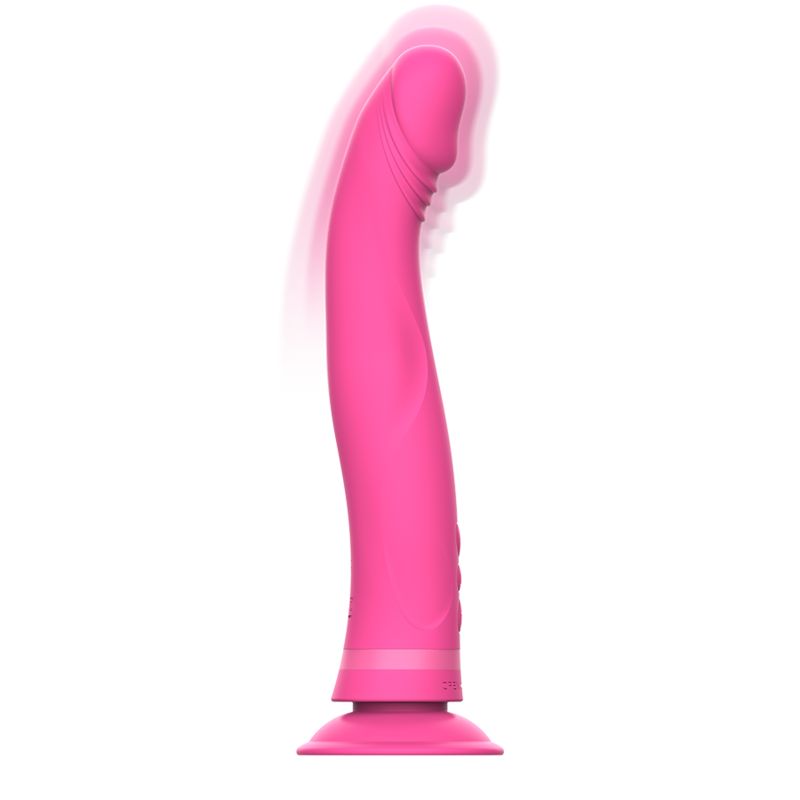 INTENSE - MICHELANGELO VIBRATORE DILDO IN SILICONE ROSA