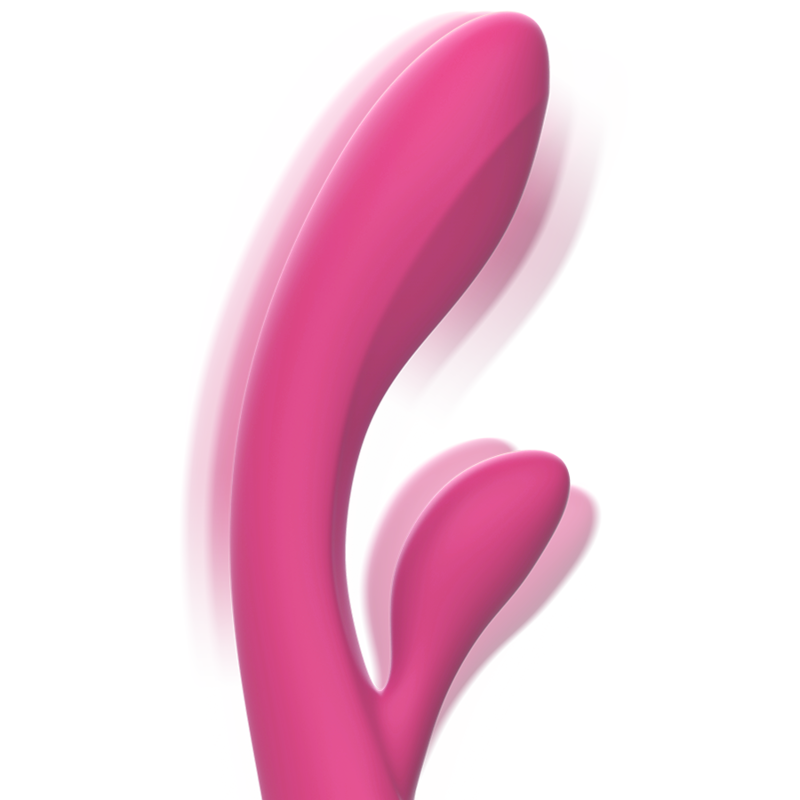 INTENSE - VIBRATORE CONIGLIO LUIGI SILICONE LIQUIDO ROSA