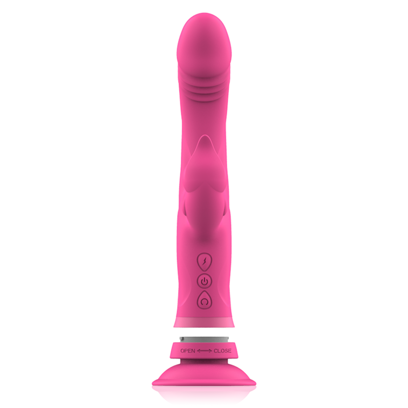 INTENSE - JULIO RABBIT VIBRATORE SILICONE ROSA