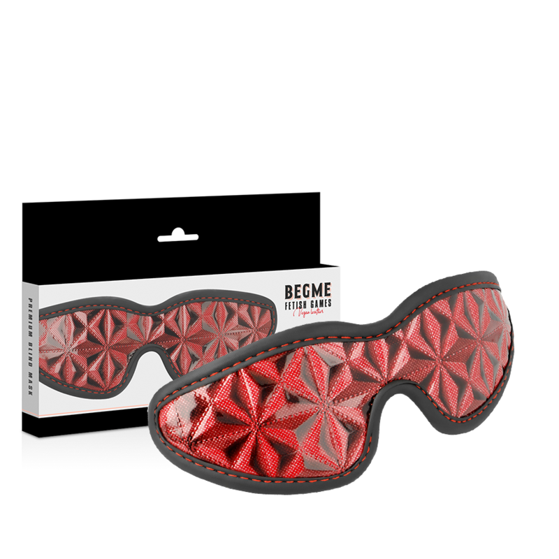 BEGME - RED EDITION MASCHERA CIECA PREMIUM CON FODERA IN NEOPRENE