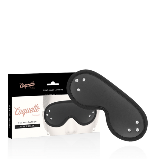 COQUETTE CHIC DESIRE - FANTASY-BLINDMASKE AUS VEGANE LEDER MIT NEOPRENFUTTER