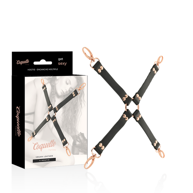 COQUETTE CHIC DESIRE - FANTASY-HOG-TIE AUS VEGANEM LEDER