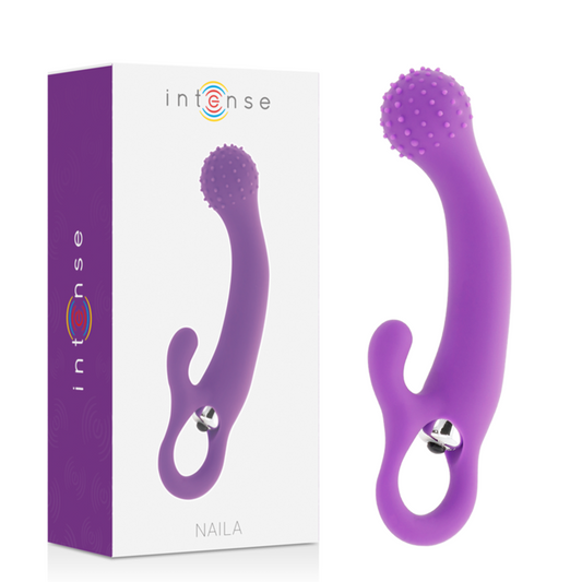 INTENSE - NAILA VIBRATING SILICONE LILLA