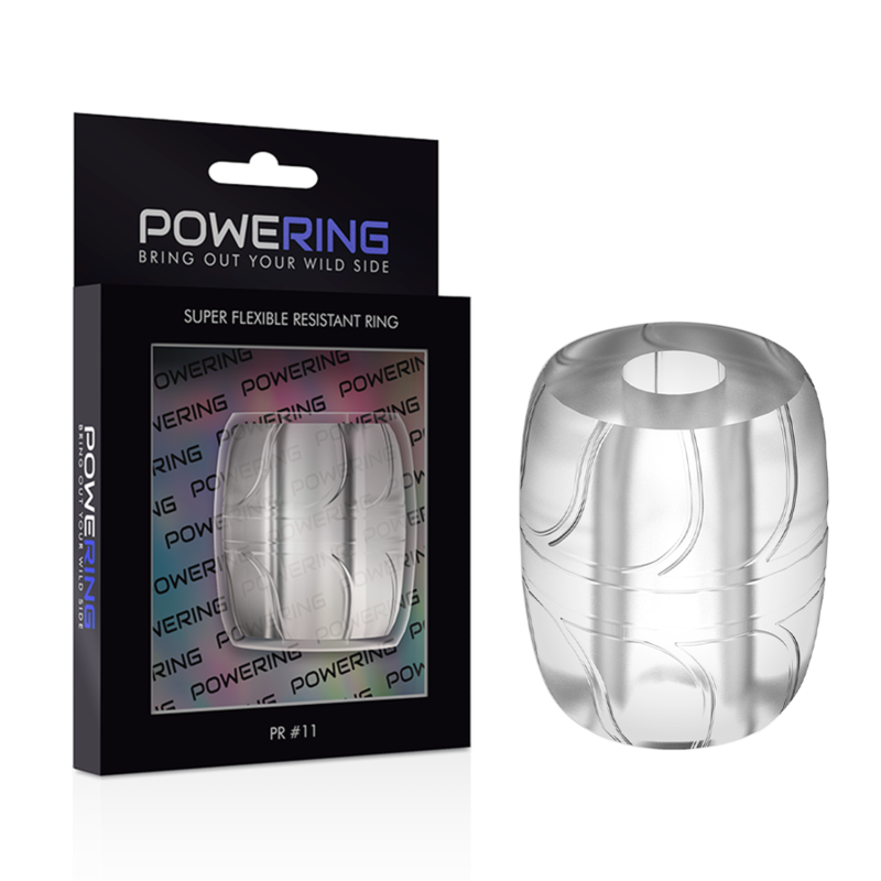 POWERING - ANELLO PER PENE SUPER FLESSIBILE E RESISTENTE 5 CM PR11 TRASPARENTE