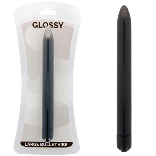 GLOSSY - SLIM VIBRATOR SCHWARZ