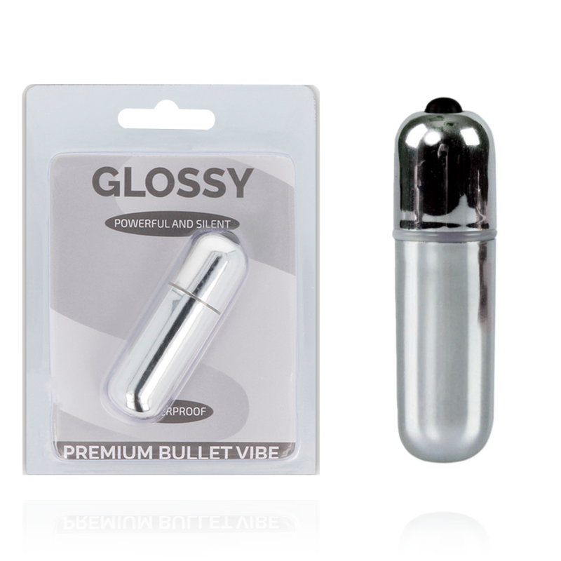 GLOSSY - PREMIUM VIBE VIBRANTE BULLET 10V ARGENTO