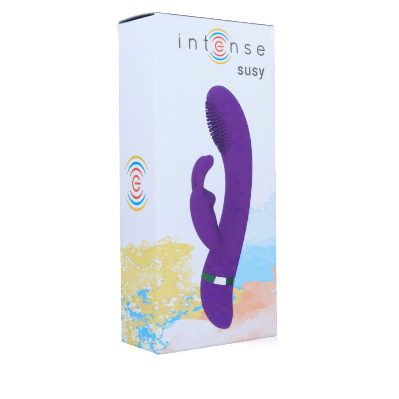 INTENSE - VIBRATORE OSCILLANTE SUSY SILICONE RABBIT LILLA