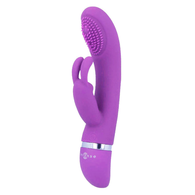 INTENSE - VIBRATORE OSCILLANTE SUSY SILICONE RABBIT LILLA