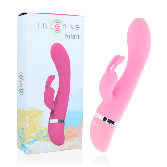 INTENSE - VIBRATORE HILARI IN SILICONE ROSA LUXE