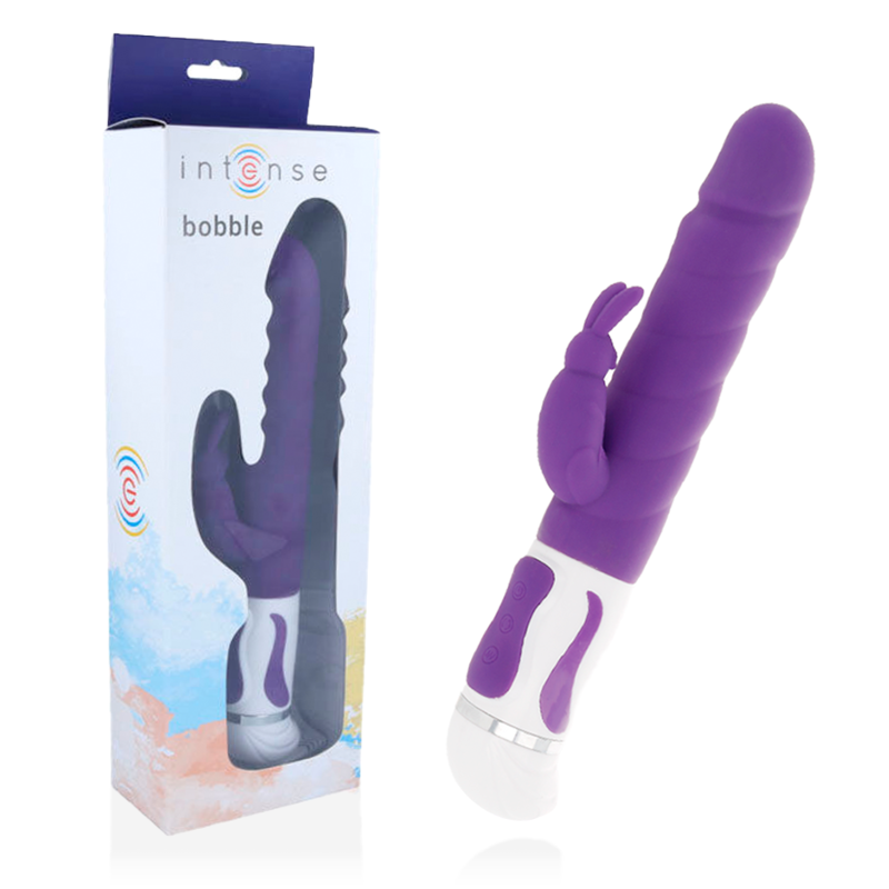 INTENSE - BOBBLE VIBRATORE ROTATORE SILICONE LILLA