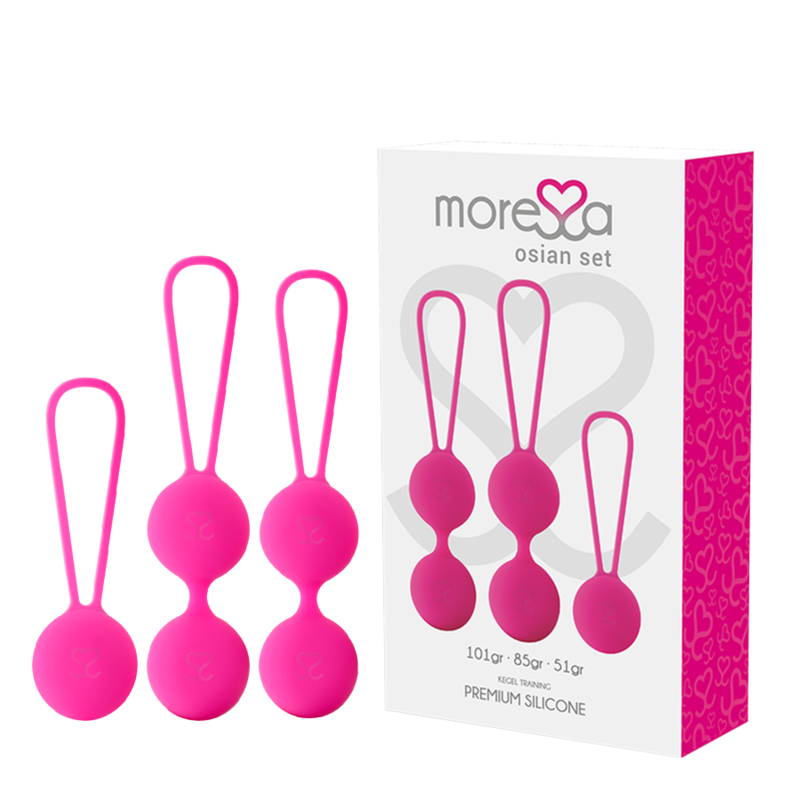 MORESSA – OSIAN SET PREMIUM SILIKON ROSA (Osian One – 51 g | Osian Two – 101 g | Osian Three 85 g)