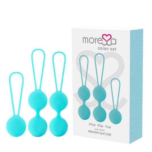 MORESSA - OSIAN SET PREMIUM SILICONE TURCHESE