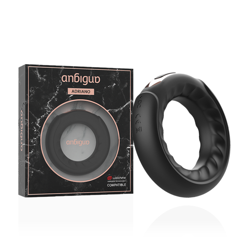 ANBIGUO - ADRIANO VIBRATIONSRING KOMPATIBEL MIT DER WATCHME-DRAHTLOSTECHNOLOGIE