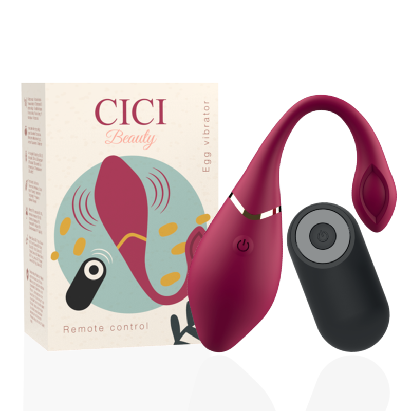 CICI BEAUTY - PREMIUM SILIKON-EI-VIBRATOR MIT FERNBEDIENUNG