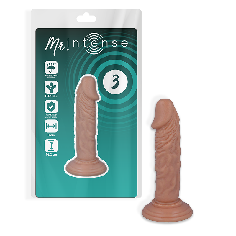 MR INTENSE - 3 CAZZI REALISTICI 16,2 CM -O- 3 CM