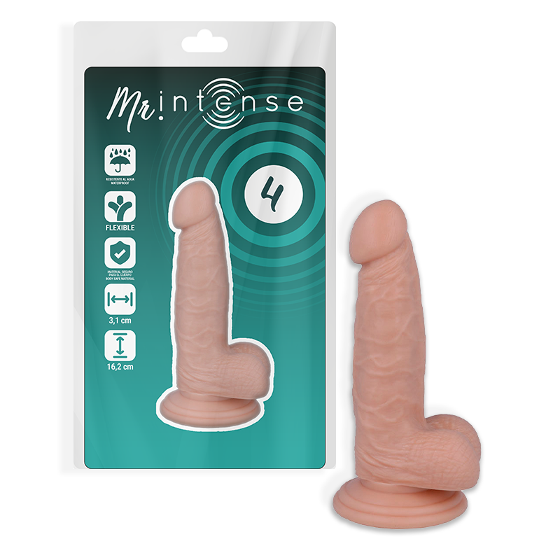 MR INTENSE - 4 CAZZI REALISTICI 16,2 CM -O- 3,1 CM