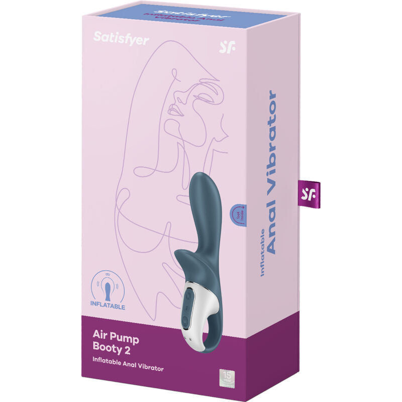 SATISFYER - POMPA D'ARIA BOOTY 2 GRIGIO SCURO