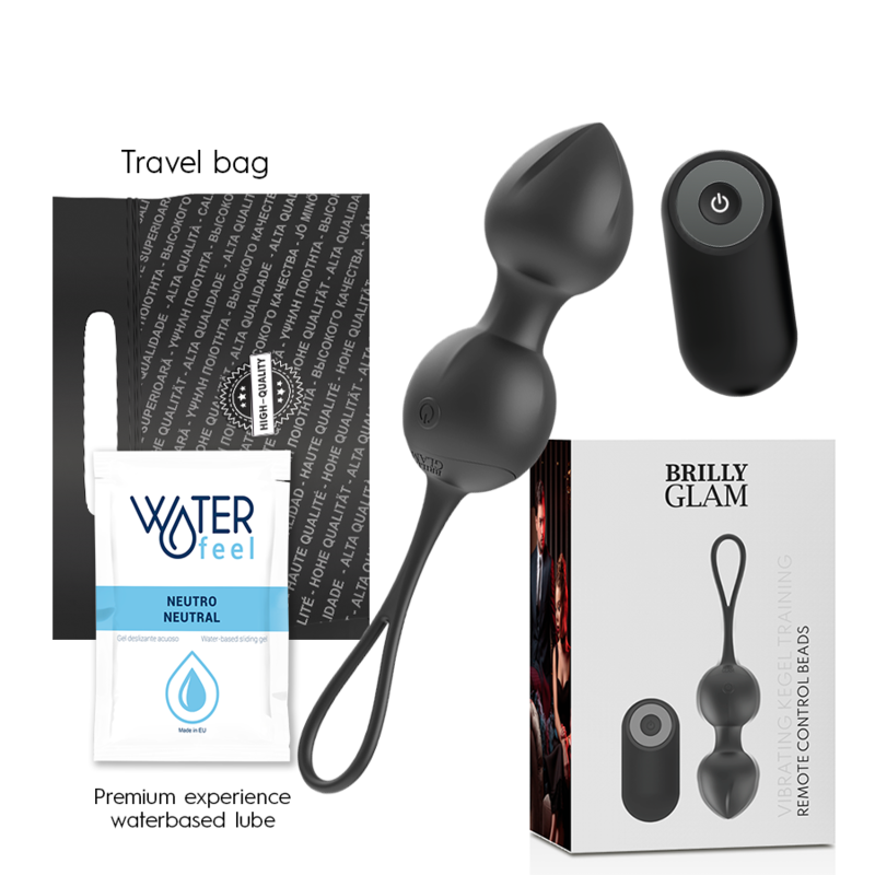 BRILLY GLAM - PERLINE KEGEL VIBRANTI TELECOMANDO