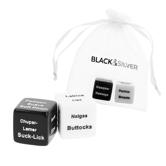 BLACK&amp;SILVER - WÜRFEL FÜR PAARE ES/EN