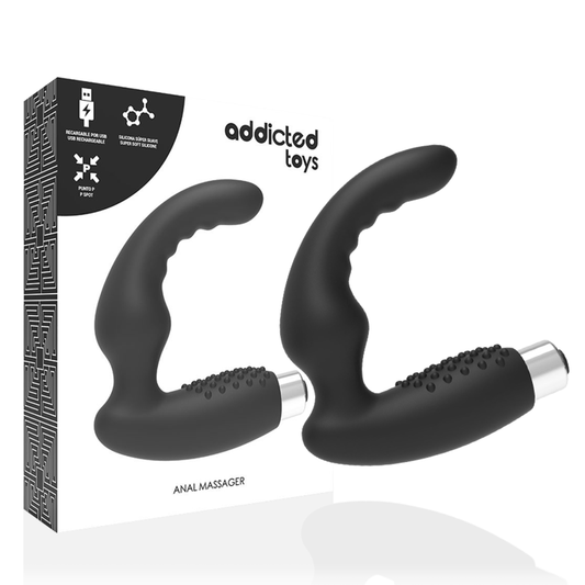 ADDICTED TOYS - PROSTATA-VIBRATOR, WIEDERAUFLADBAR, MODELL 2 - SCHWARZ