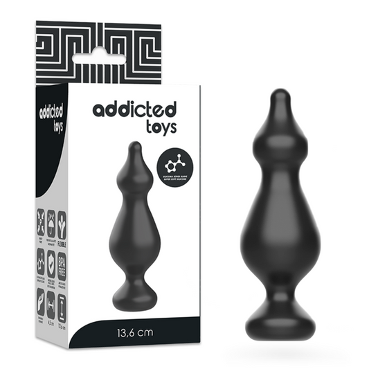 ADDICTED TOYS - ANAL SEXUAL PLUG 13,6 CM SCHWARZ