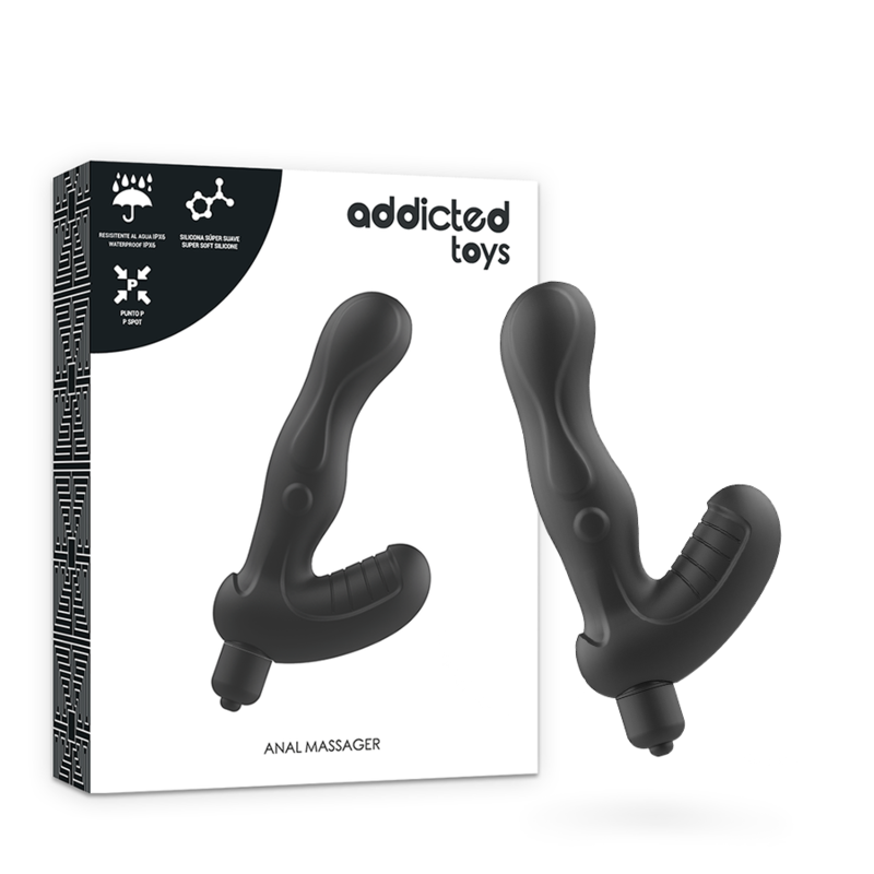 ADDICTED TOYS - P-SPOT VIBE STIMOLATORE ANALE PROSTATICO IN SILICONE