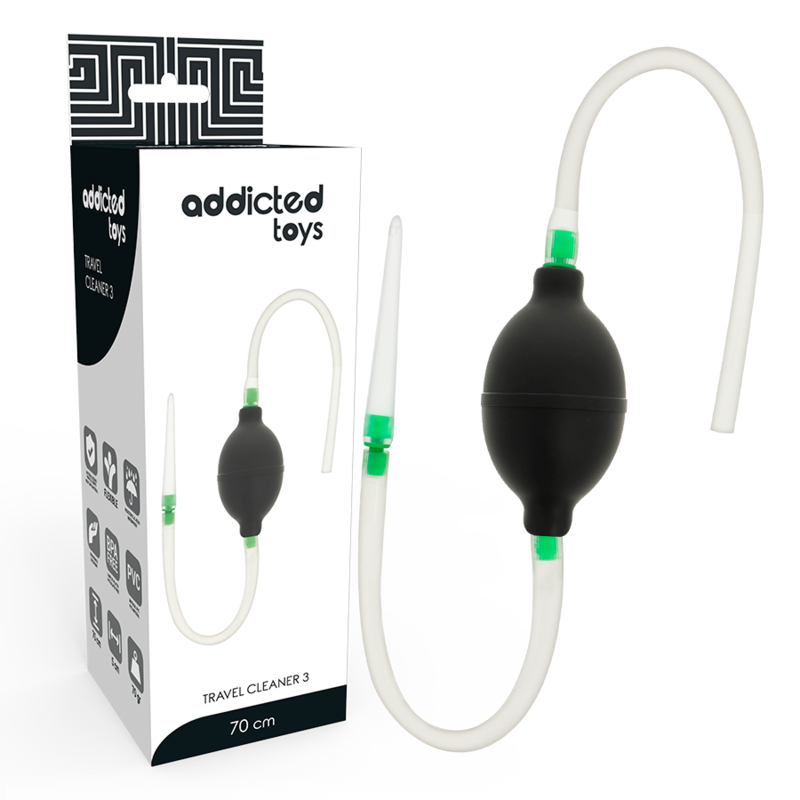 ADDICTED TOYS - SET PER CLISTERE NERO