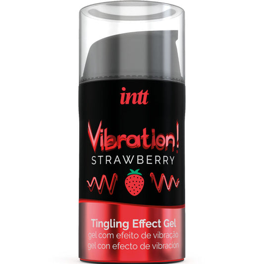 INTT - POTENTE GEL LIQUIDO STIMOLANTE INTIMO VIBRANTE FRAGOLA 15 ML