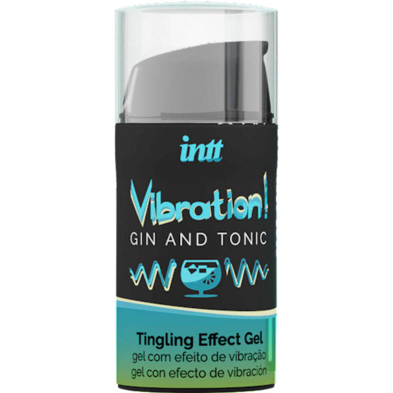 INTT – KRAFTVOLLES INTIMSTIMULIERENDES FLÜSSIGES VIBRATOR-GEL GIN &amp; TONIC 15 ml