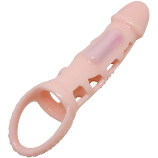 PRETTY LOVE - HARRISON PENIS EXTENDER COVER MIT VIBRATION UND GURT 13,5 CM