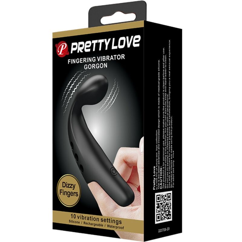 PRETTY LOVE - SCHWARZER GORGON-VIBRATOR-FINGERHUT