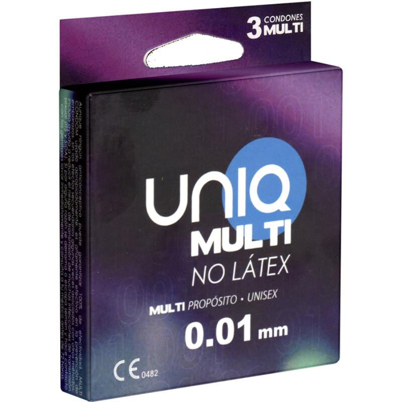 UNIQ - MULTI CONDOM SENZA LATTICE 3 UNITÀ