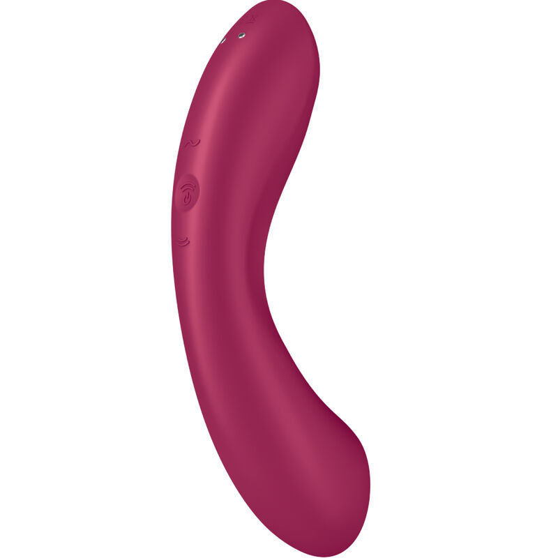 SATISFYER - CURVA TRINITY 1 AIR PULSE VIBRAZIONE ROSSO