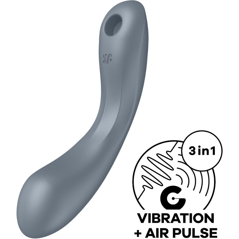 SATISFYER - CURVA TRINITY 1 AIR PULSE VIBRAZIONE ROSSO