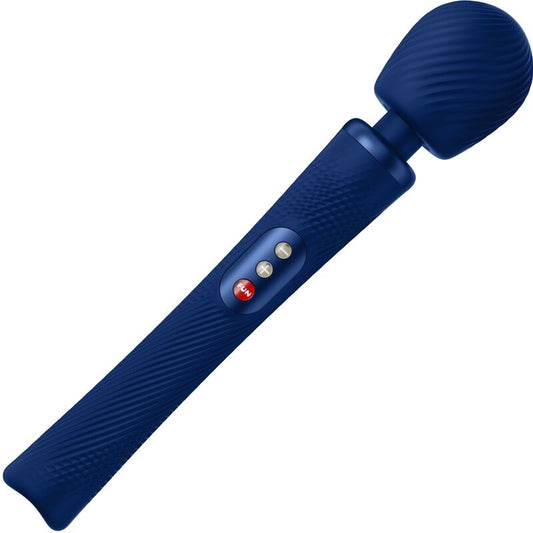 FUN FACTORY - BACCHETTA RUMBLE VIBRANTE PESATA RICARICABILE IN SILICONE VIM BLU NOTTE