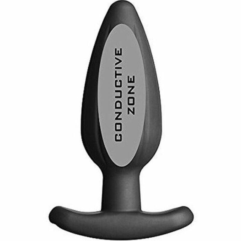 ELECTRASTIM - SILICONE NERO ROCKER BUTT PLUG GRANDE