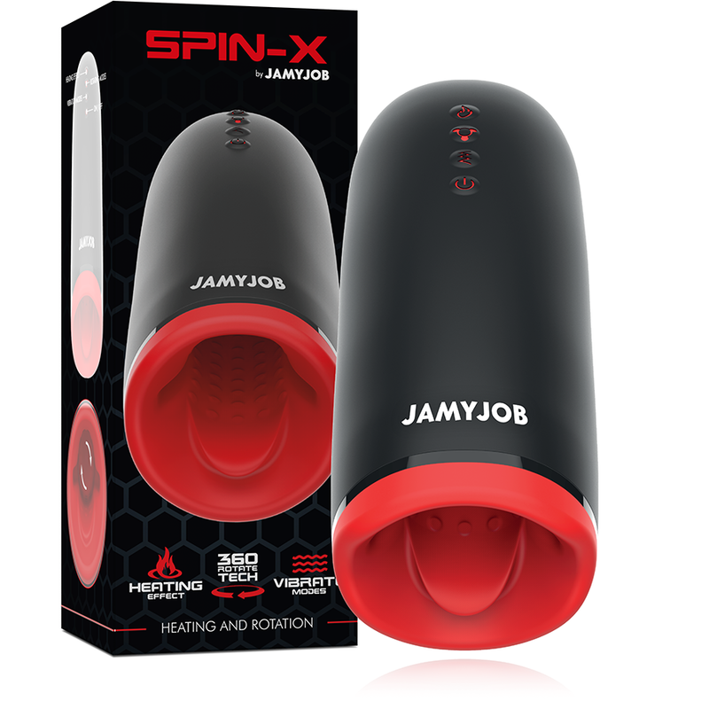 JAMYJOB - MASTURBATORE SPIN-X CON RISCALDAMENTO E ROTAZIONE