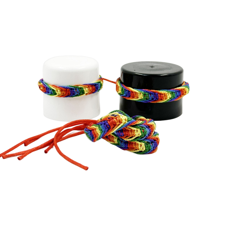 PRIDE - LGBT-FLAGGE GEFLOCHTENES ARMBAND