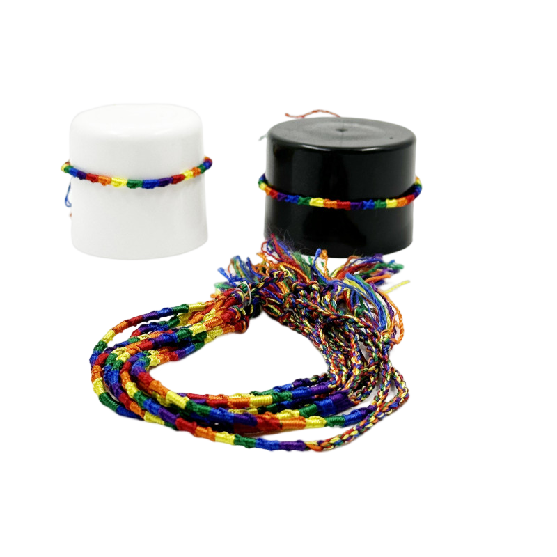 PRIDE - LGBT-FLAGGENARMBAND AUS FEINEM FADEN