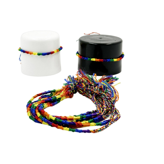 PRIDE - LGBT-FLAGGENARMBAND AUS FEINEM FADEN